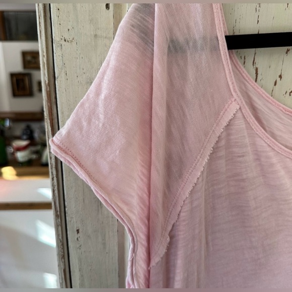 FP We The Free Coraline One Cold Shoulder Oversized  T-Shirt in Pink size XS - Picture 8 of 12